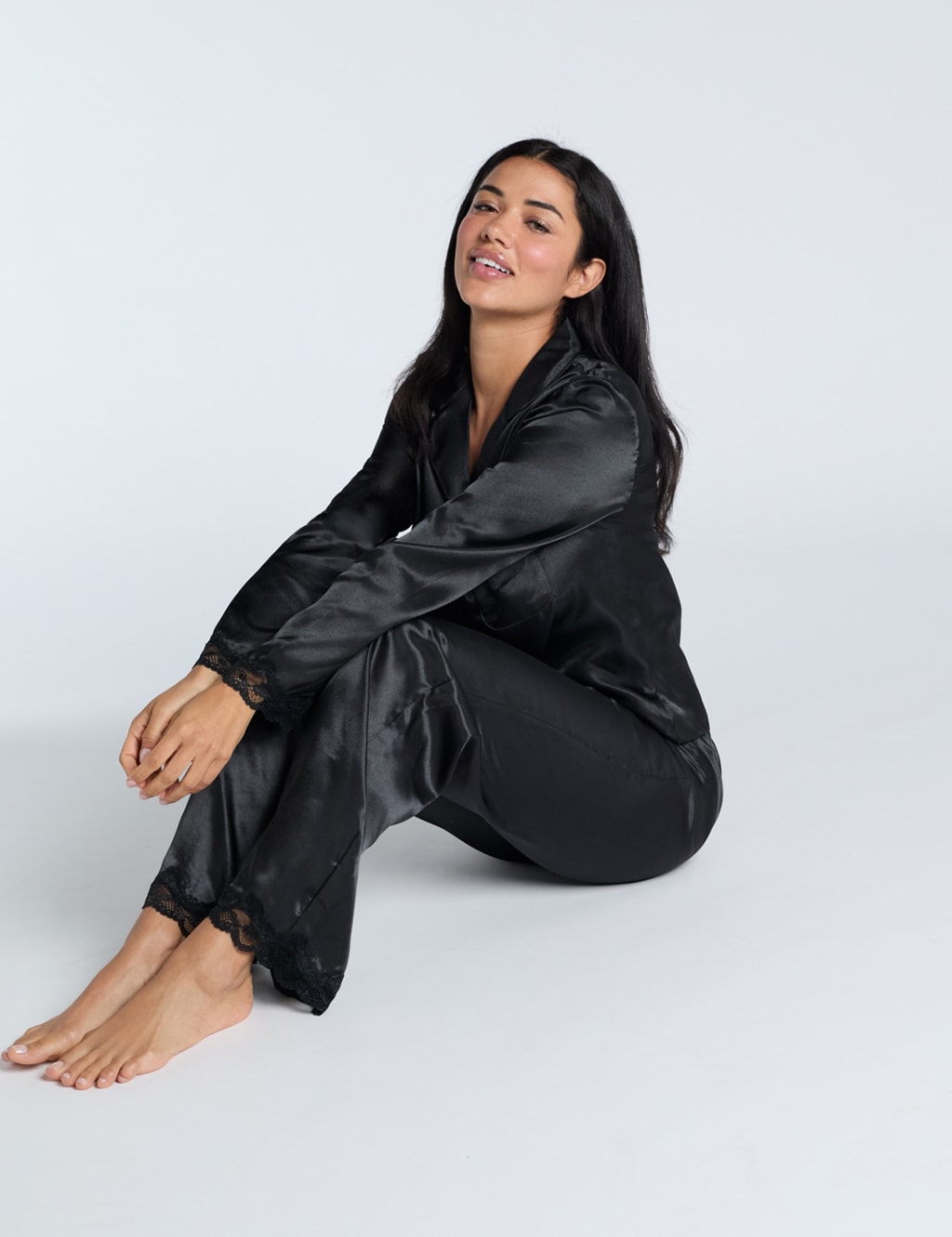 Amelia Satin Pyjama Set 4 of 5