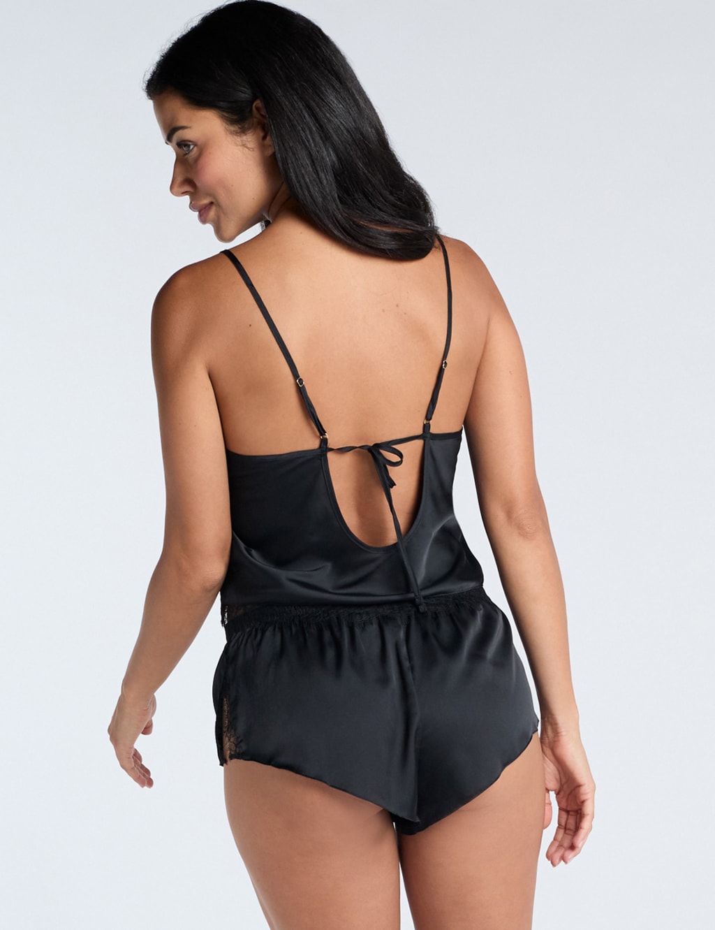 Luxe Satin and Lace Cami Set 3 of 4