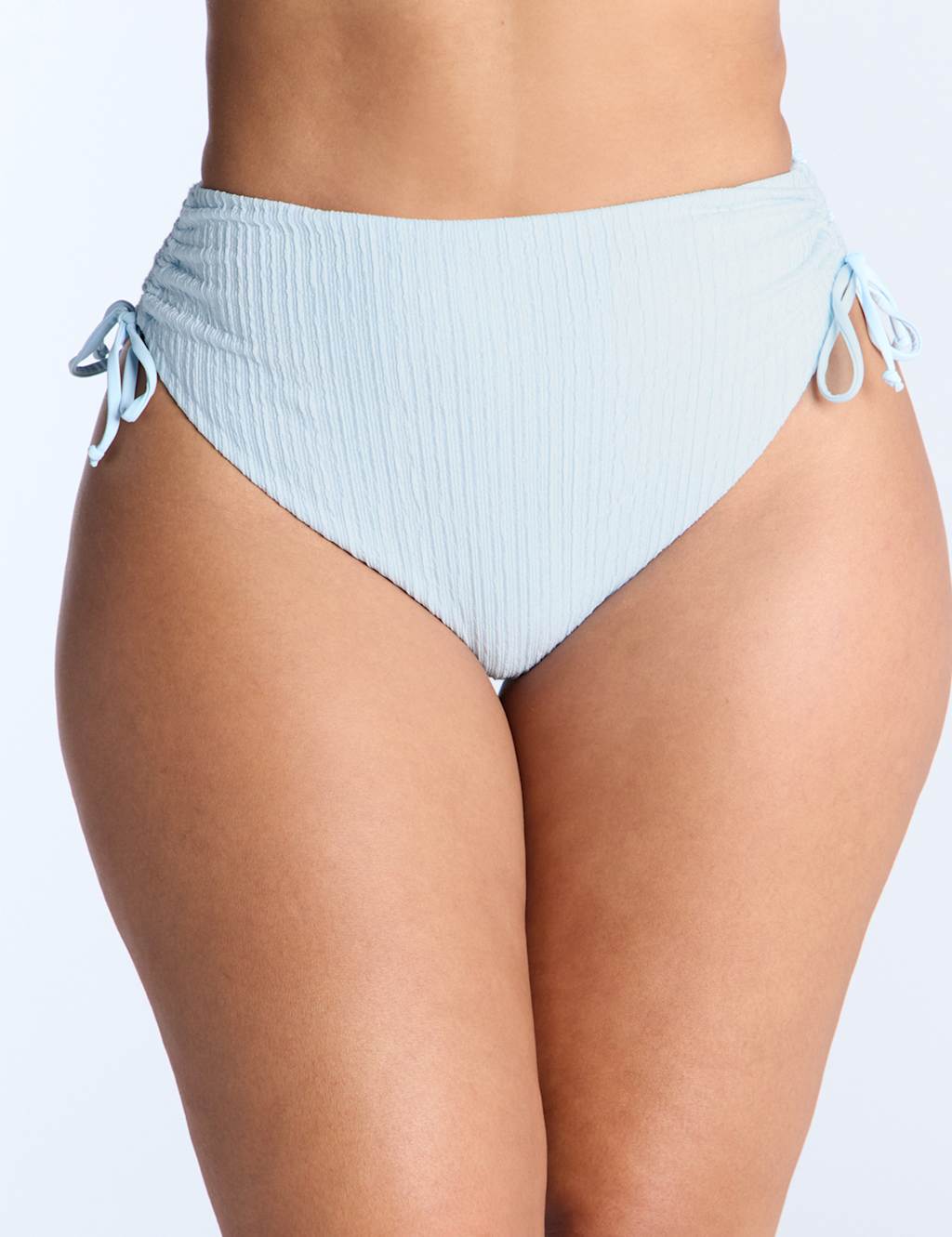 Amalfi Textured High Waisted Bikini Bottoms 1 of 2