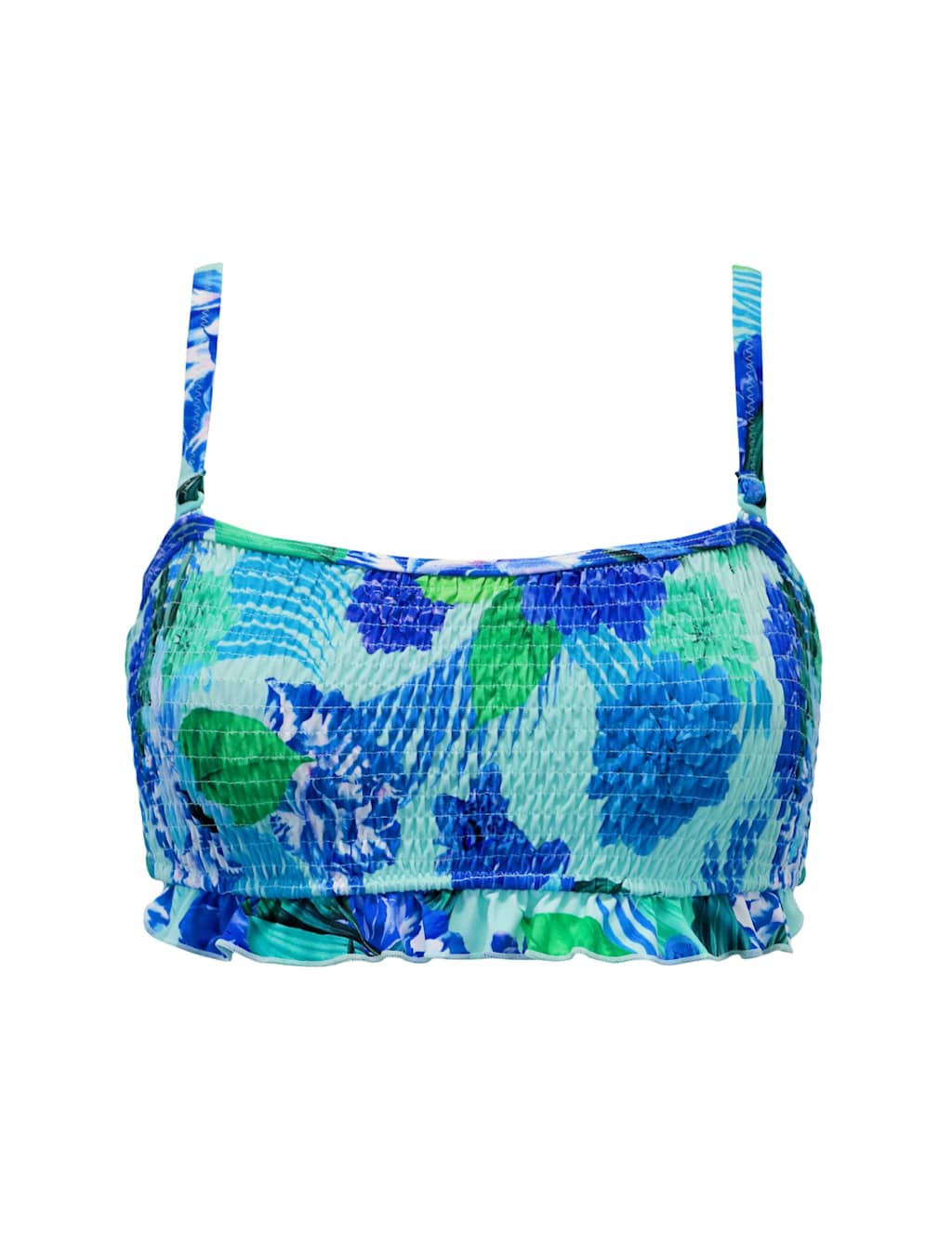 Free Spirit Floral Wired Bandeau Bikini Top (C-G) 2 of 9