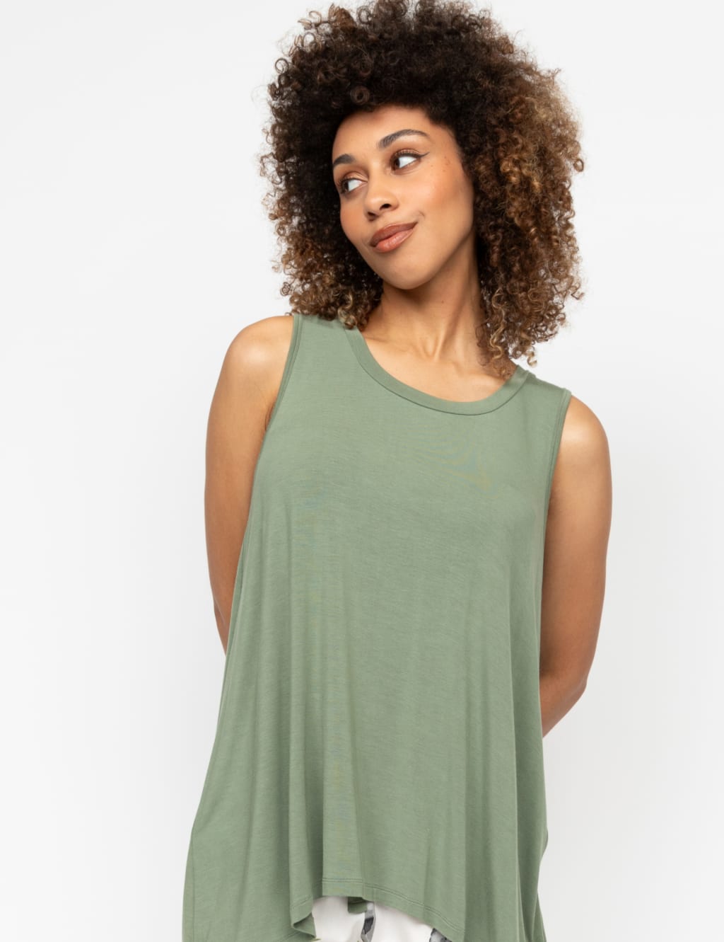 Jersey Hanky Hem Vest 1 of 3