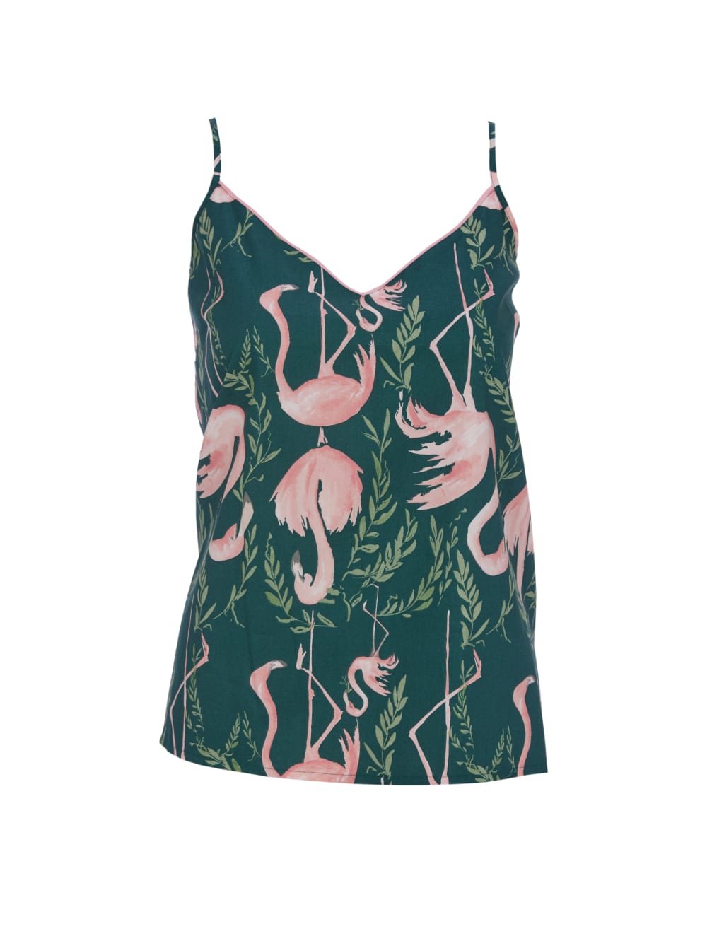 Cotton Modal Flamingo Cami Top 2 of 4