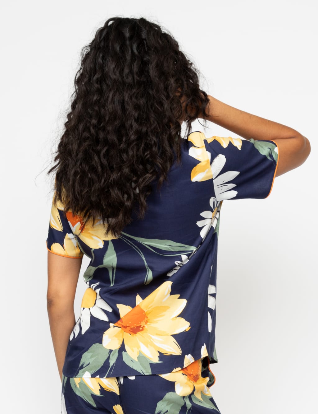 Cotton Modal Floral Pyjama Top 3 of 4