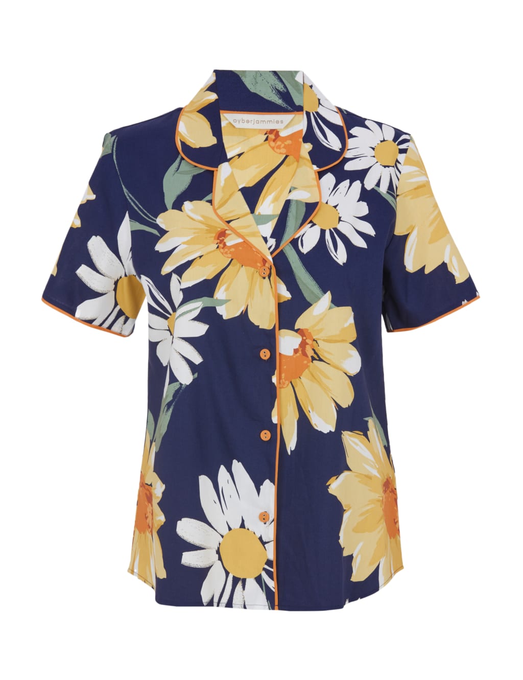 Cotton Modal Floral Pyjama Top 2 of 4