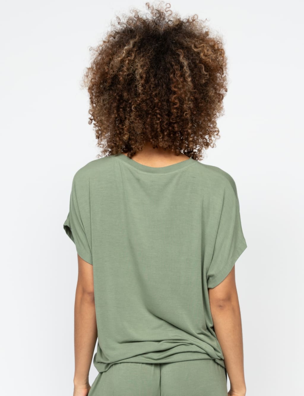 Jersey Cap Sleeve Pyjama Top 4 of 4