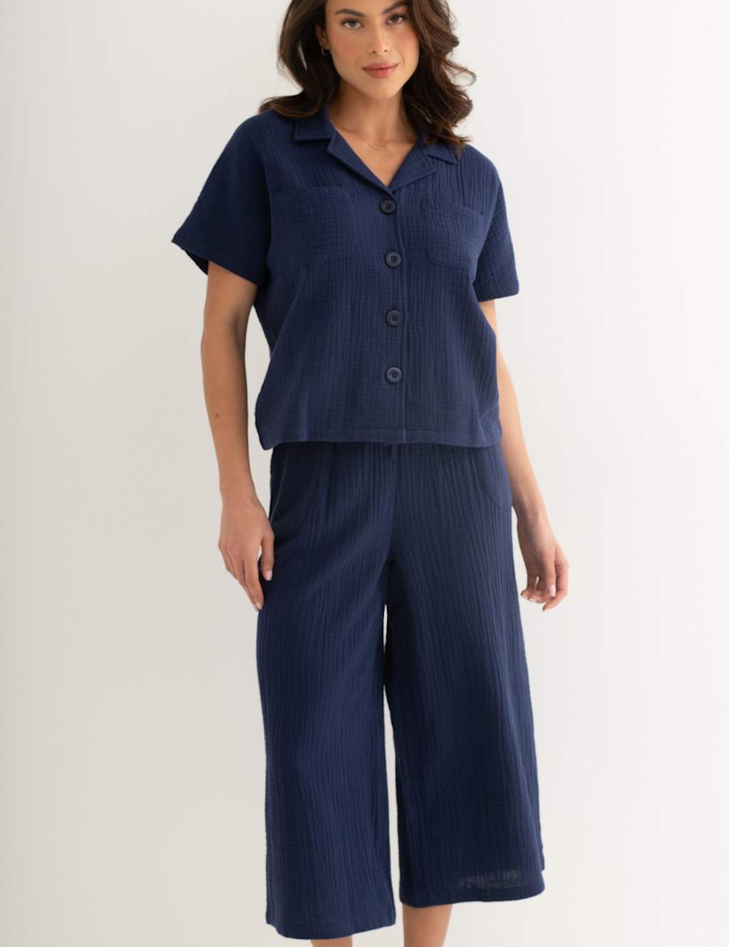 Pure Cotton Double Cloth Pyjama Set 7 of 12