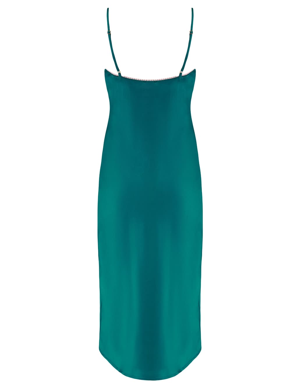 Satin & Lace Strappy Chemise 9 of 9