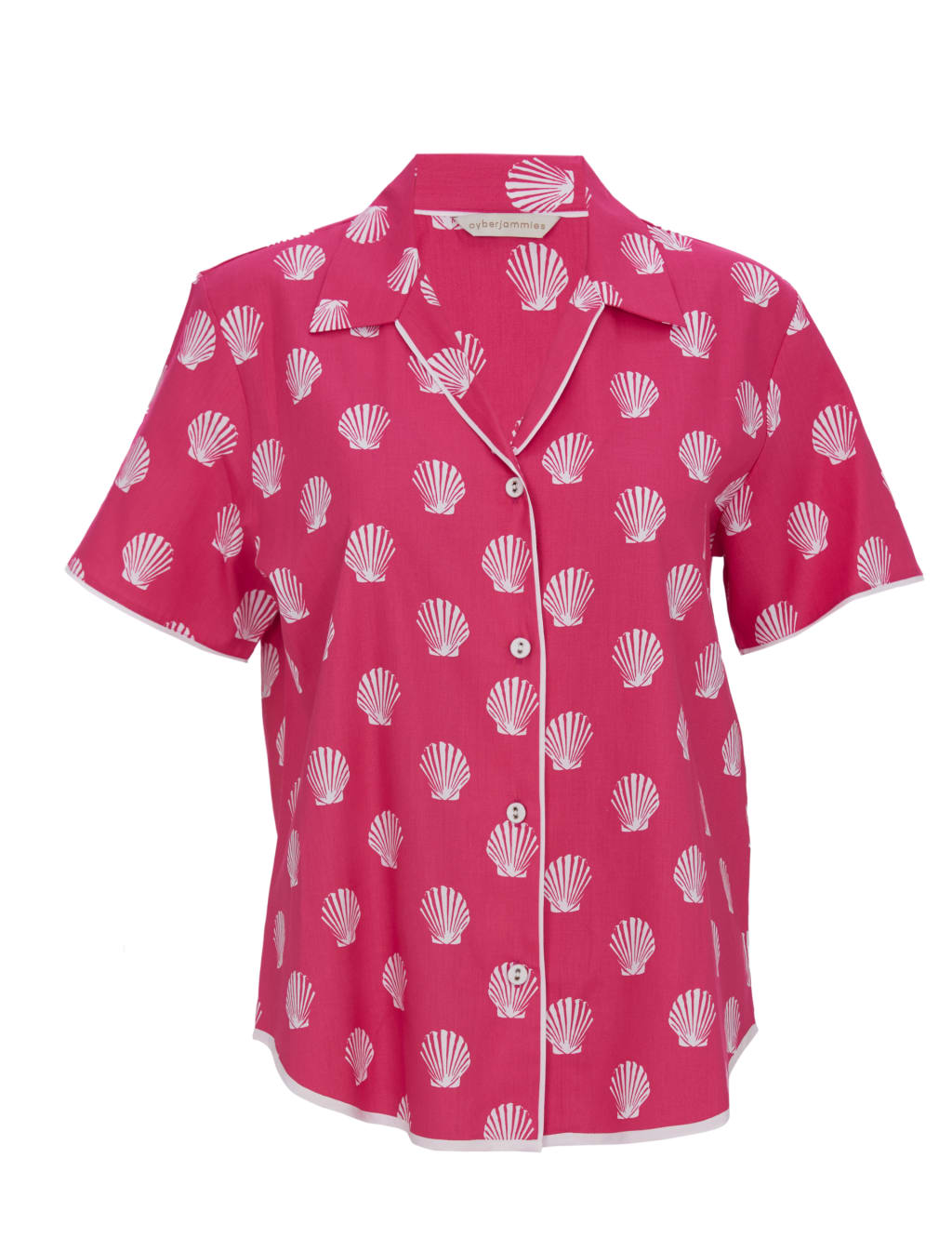 Cotton Modal Shell Print Pyjama Top 2 of 3