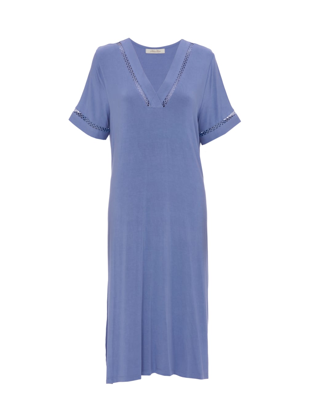 Jersey V-Neck Short Sleeve Nightdress 2 of 3
