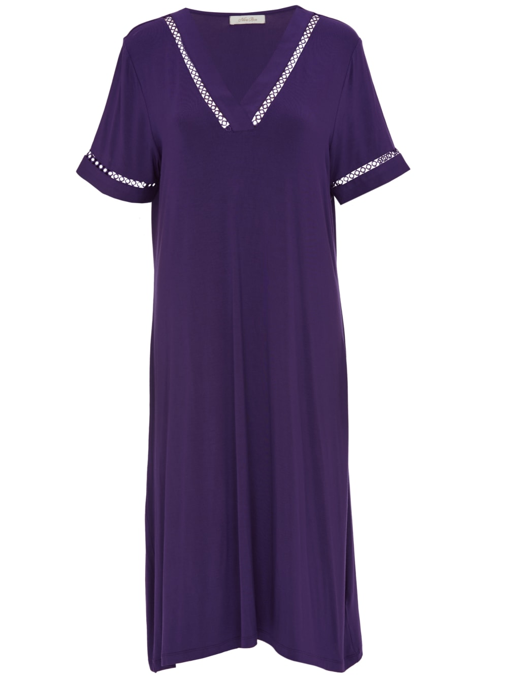 Jersey Lace Insert Nightdress 2 of 4