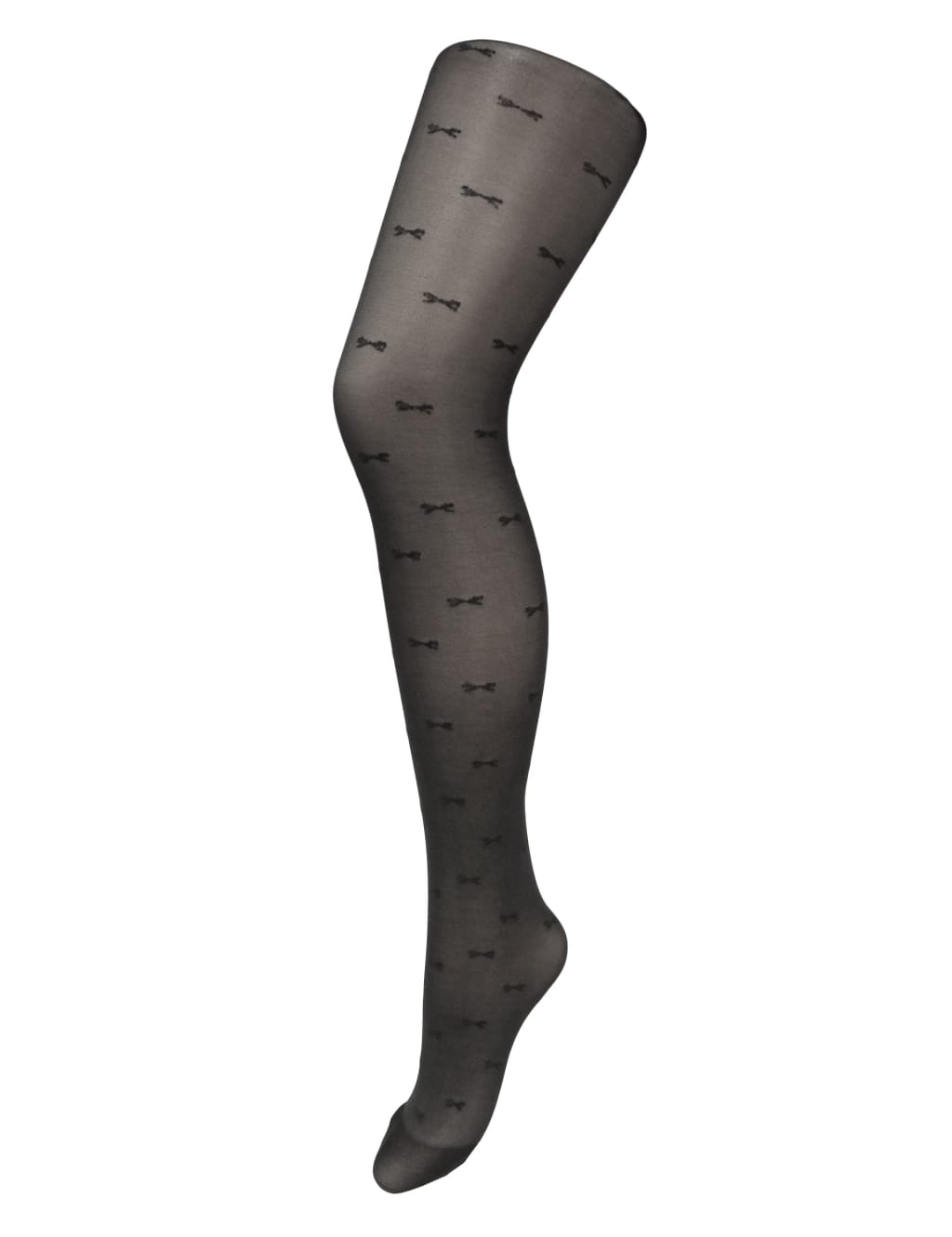 20 Denier Bow Luxe Pattern Tights 2 of 3