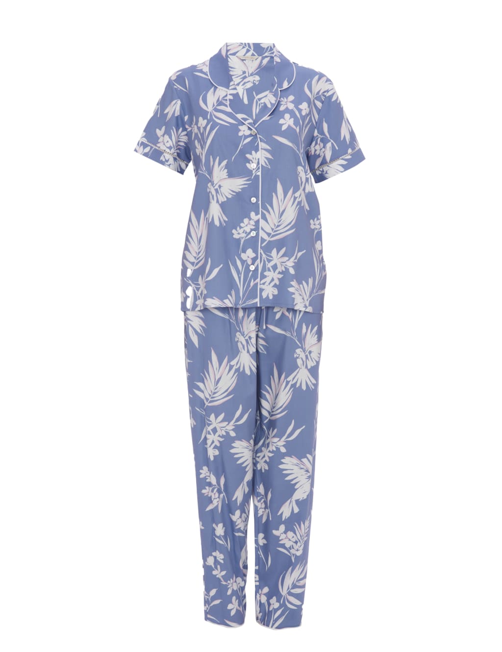 Cotton Modal Bird Print Pyjama Set 2 of 3
