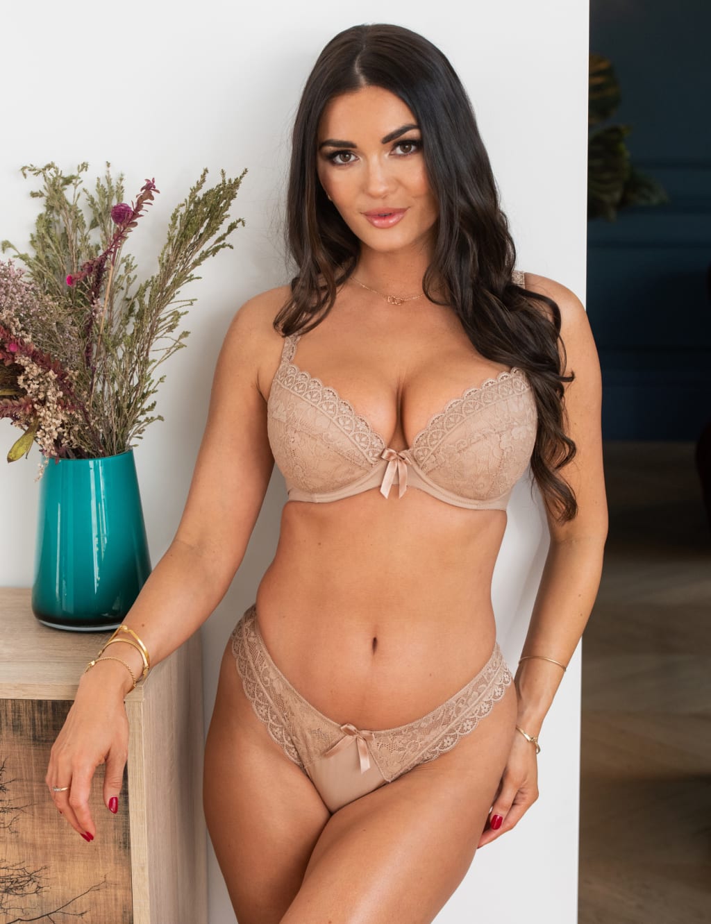 Rebel Floral Lace Brazilian Briefs 4 of 7