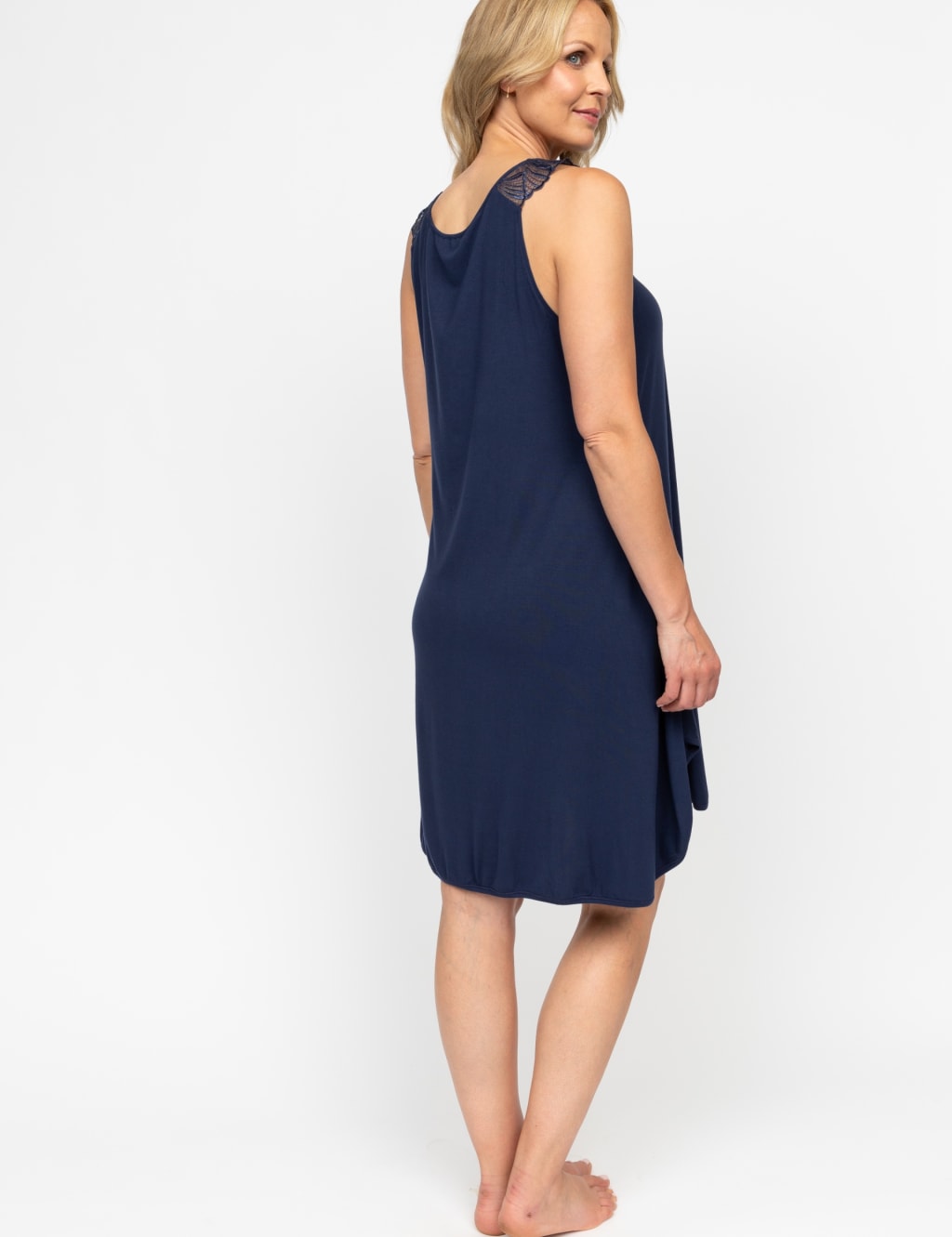 Jersey Lace Trim Strappy Nightdress 4 of 4