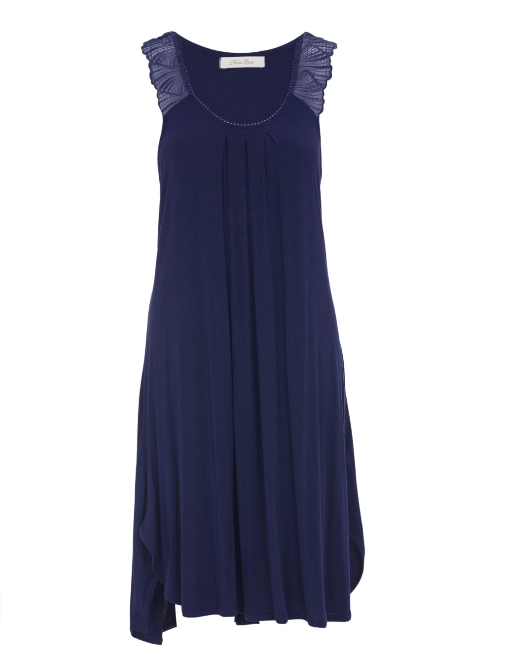 Jersey Lace Trim Strappy Nightdress 2 of 4