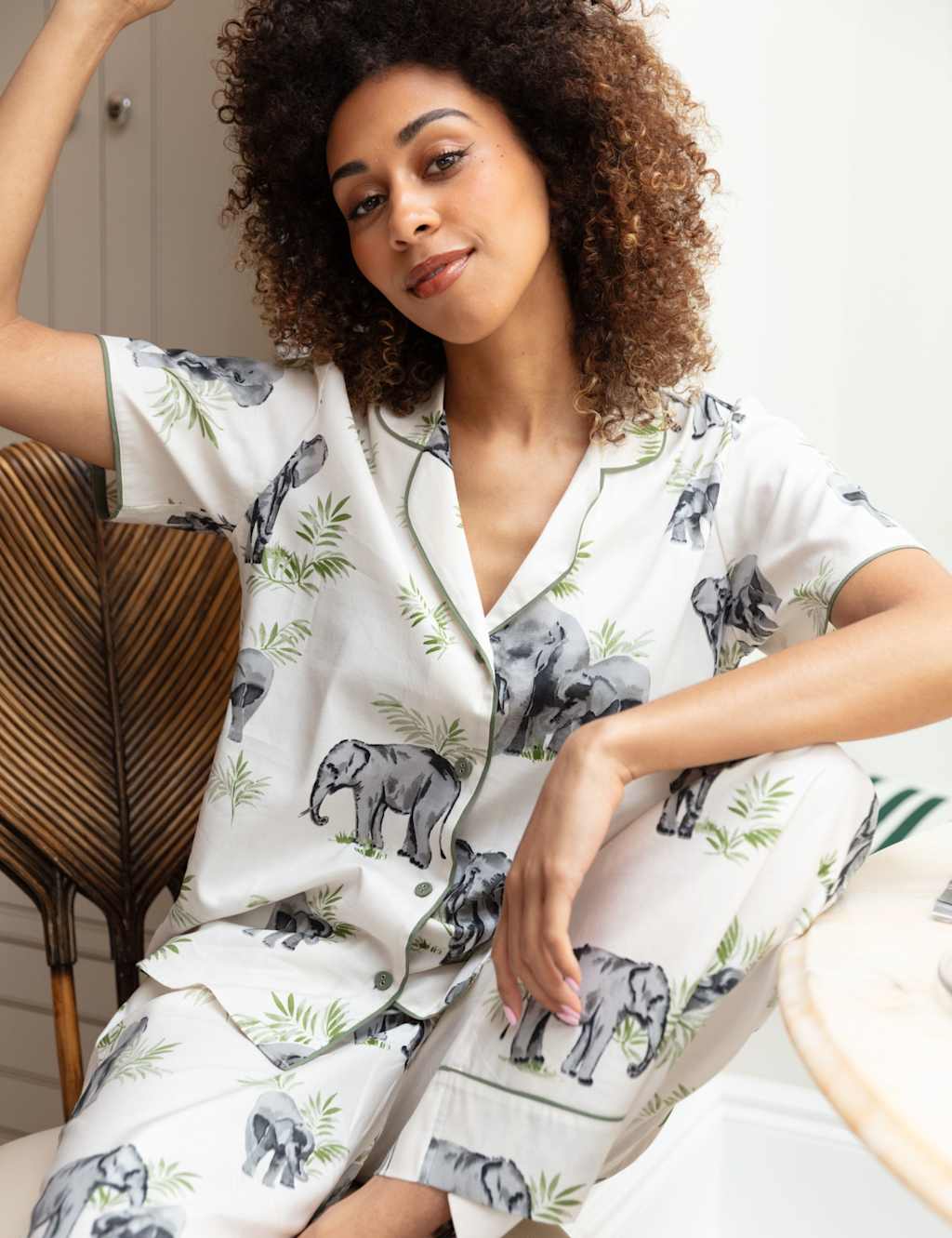 Cotton Rich Elephant Pyjama Bottoms 4 of 4