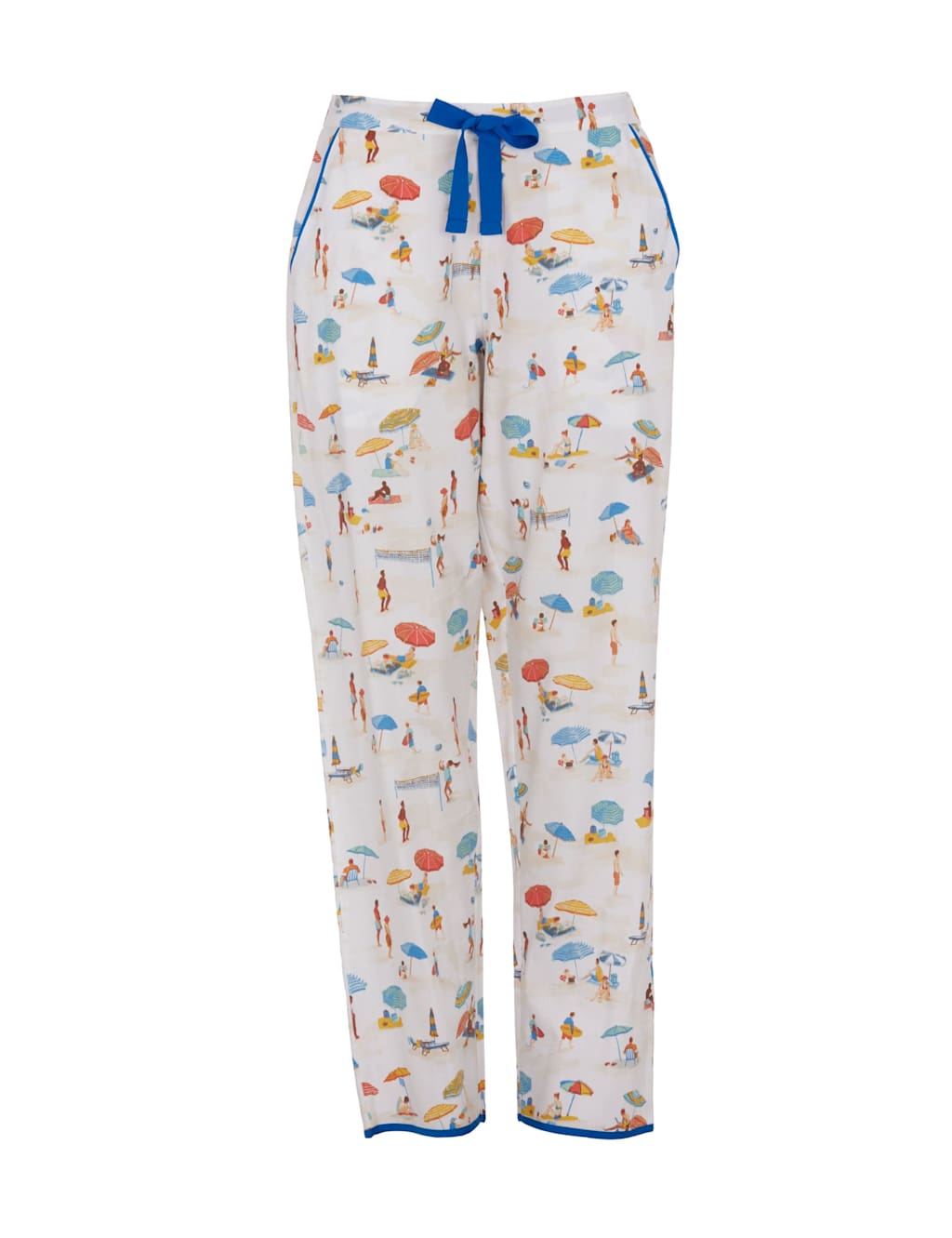 Cotton Modal Beach Print Pyjama Bottoms 2 of 3