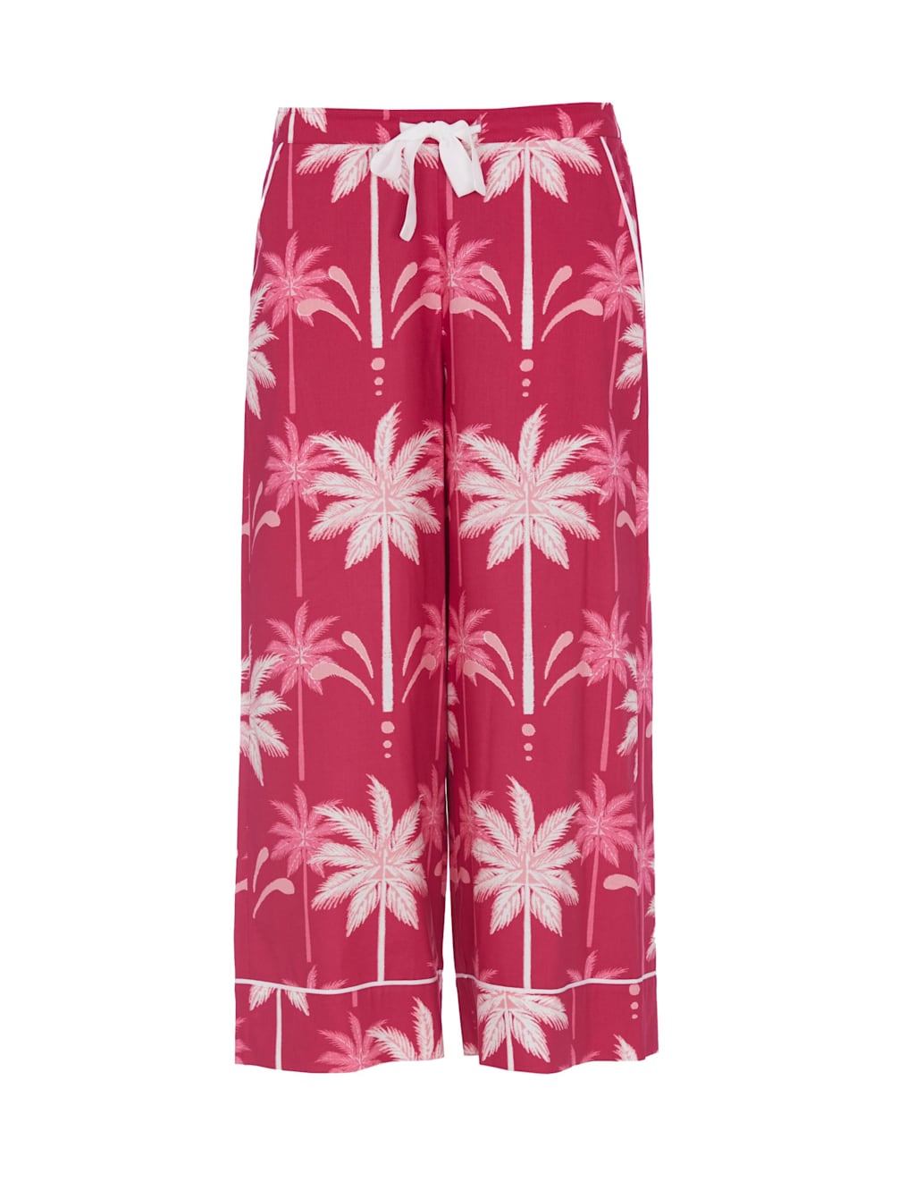 Cotton Rich Palm Tree Pyjama Bottoms 2 of 4