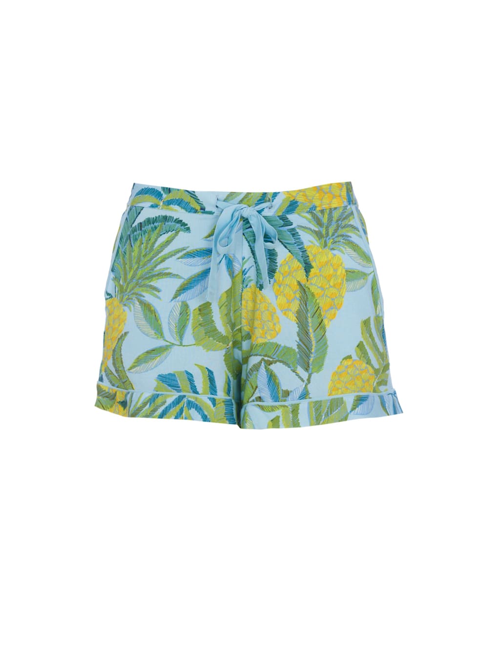Cotton Modal Pineapple Print Pyjama Shorts 2 of 3