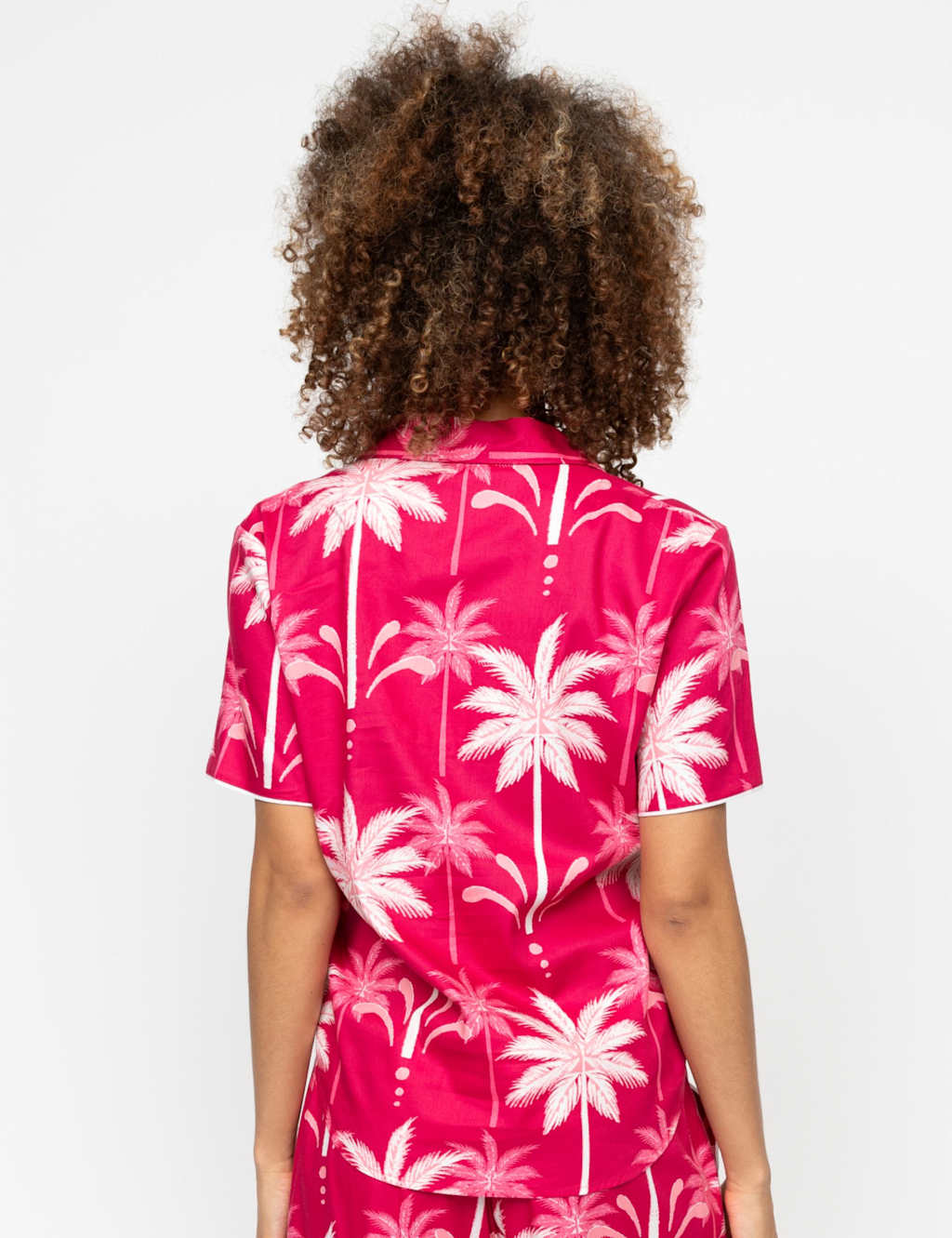 Cotton Modal Palm Print Pyjama Top 4 of 4
