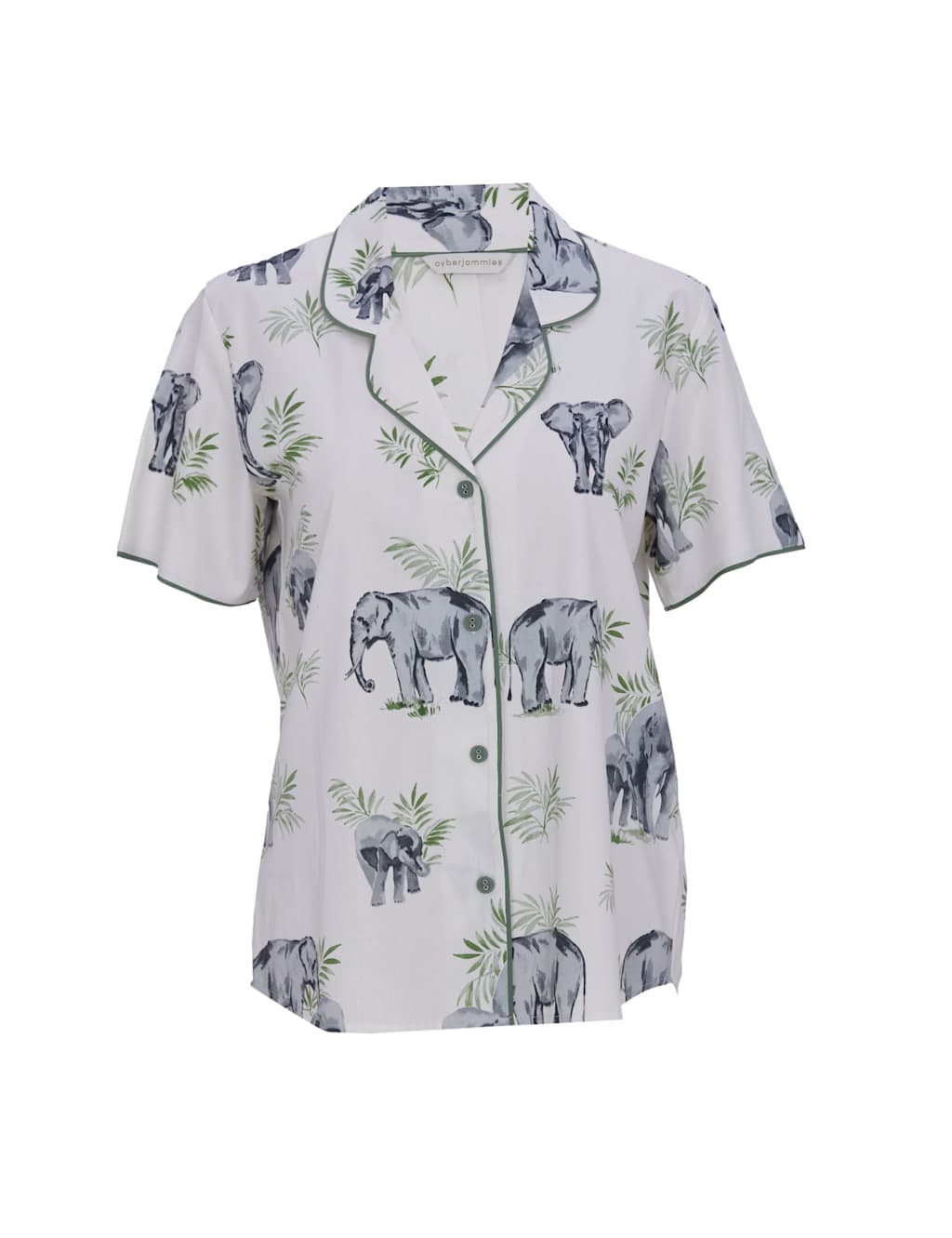 Cotton Modal Elephant Pyjama Top 2 of 4