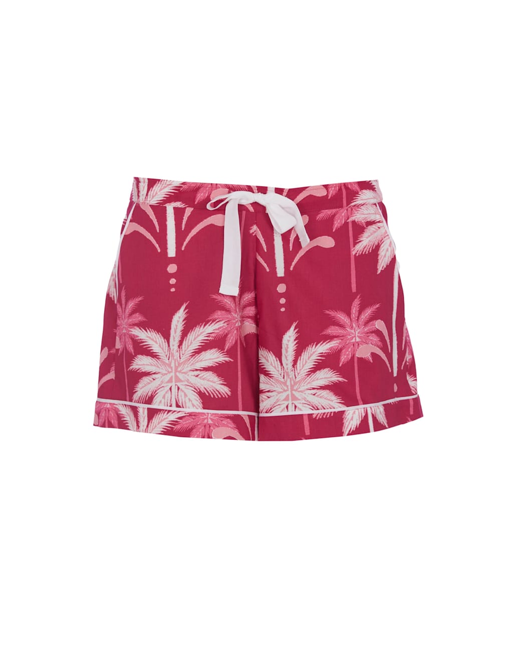 Cotton Modal Palm Print Pyjama Shorts 2 of 3
