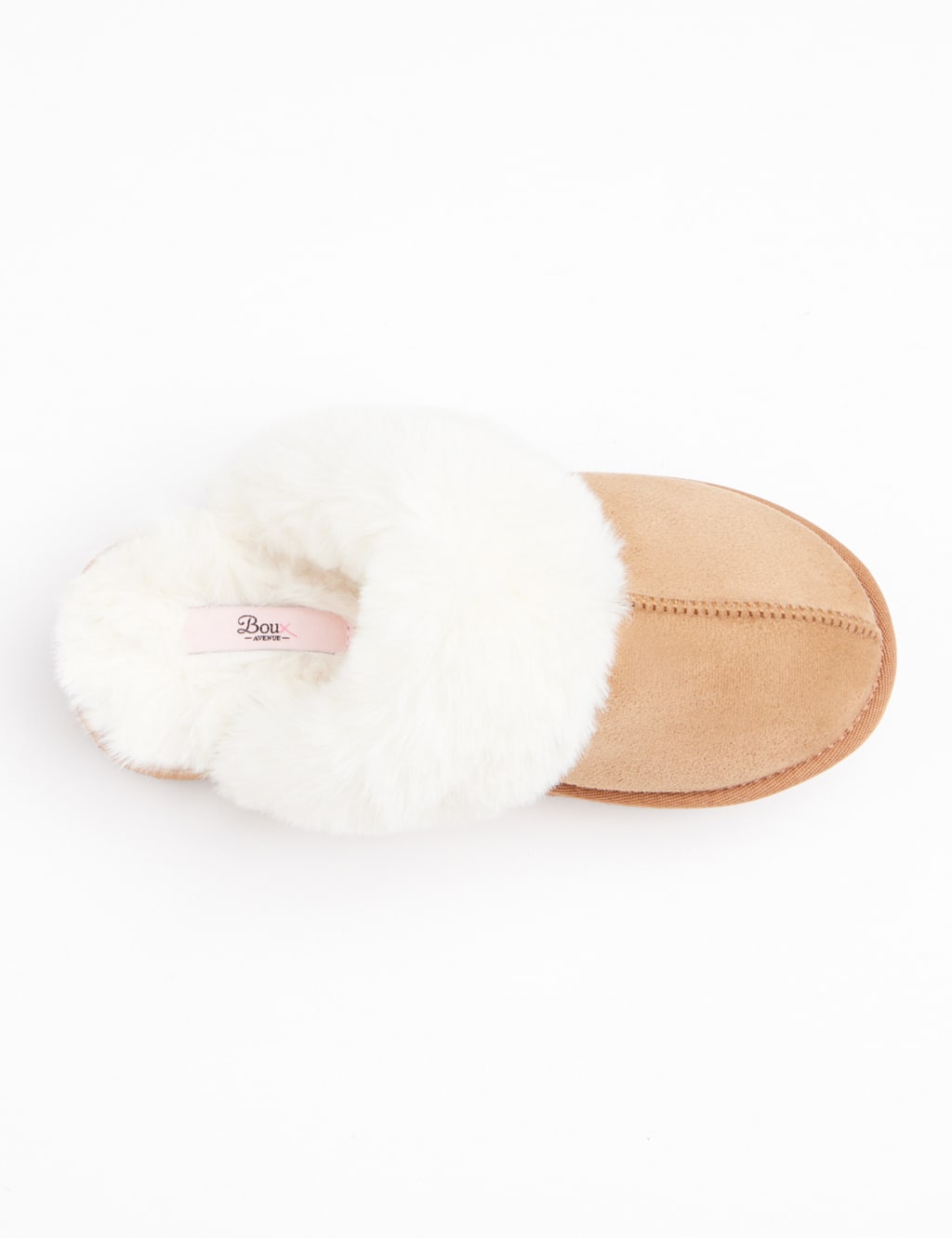 Faux Fur Cuff Flatform Mule Slippers 3 of 5