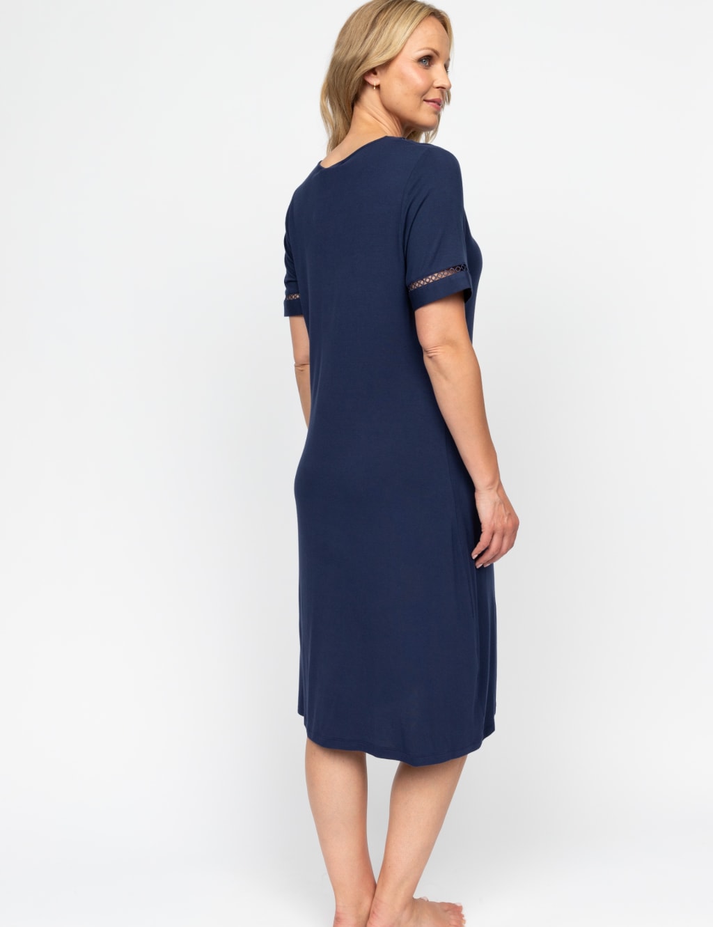 Jersey Lace Insert Nightdress 3 of 4