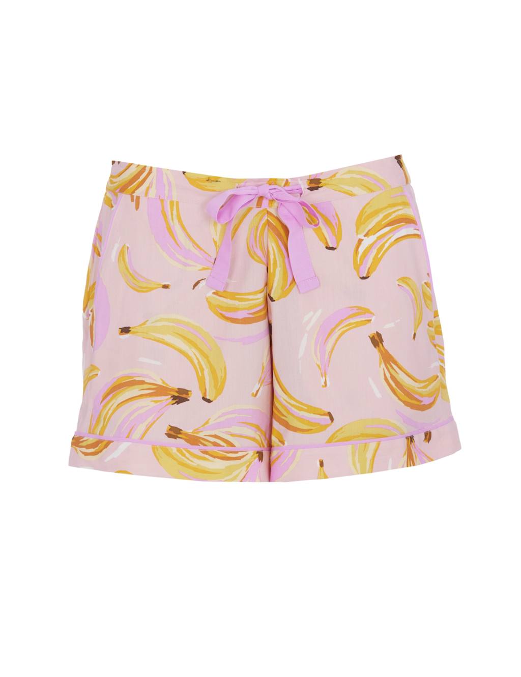 Cotton Modal Banana Pyjama Shorts 2 of 3