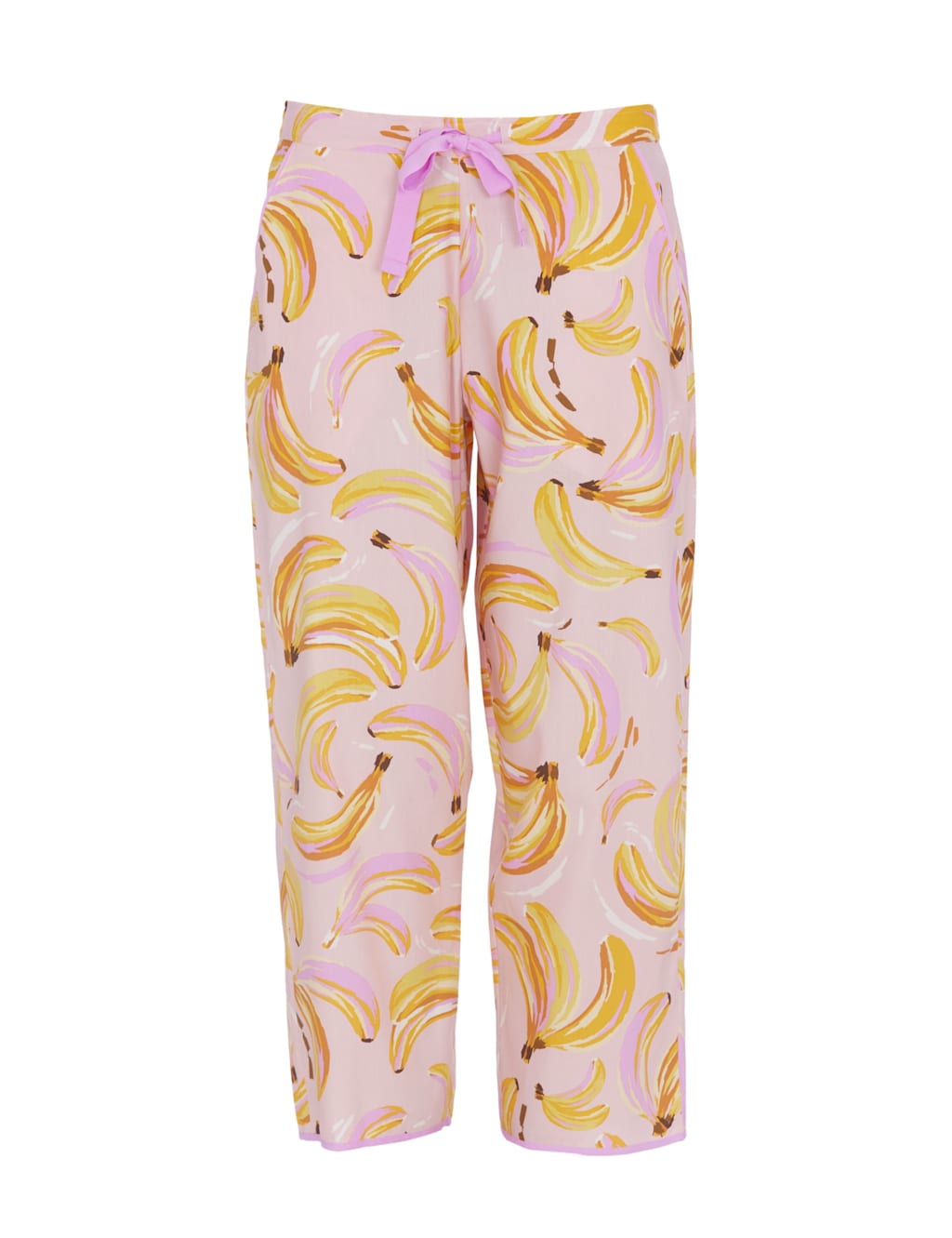 Cotton Rich Banana Cropped Pyjama Bottoms 2 of 4