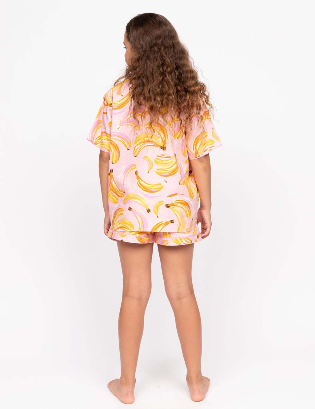 Cotton Rich Banana Revere Pyjamas (2-13 Yrs) 4 of 4