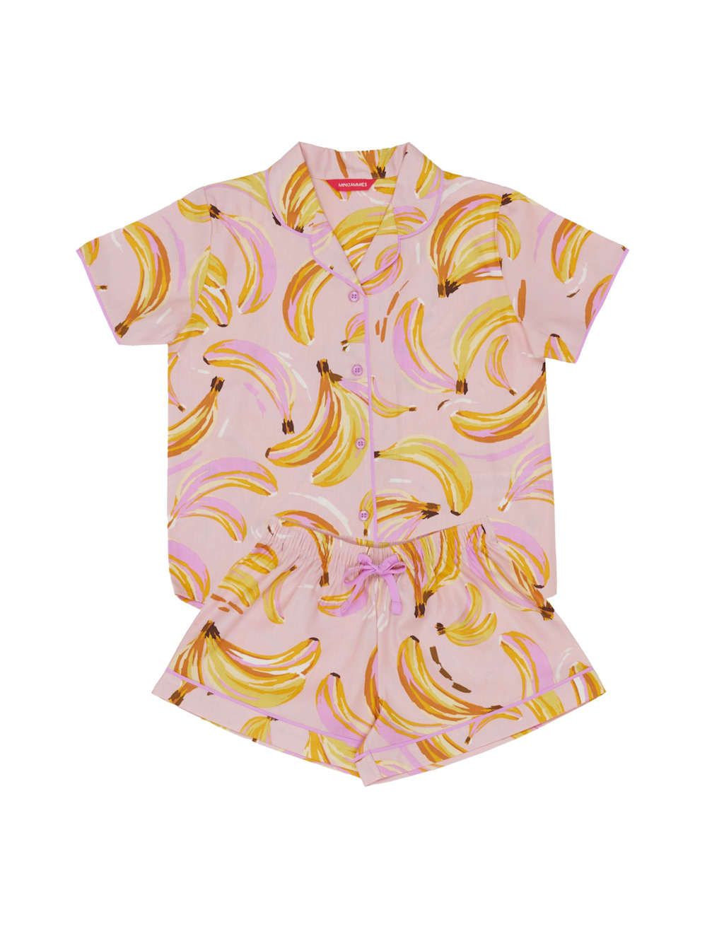 Cotton Rich Banana Revere Pyjamas (2-13 Yrs) 2 of 4