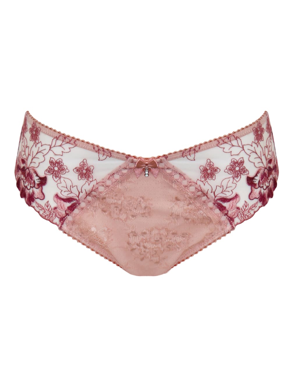 Sofia Embroidered Lace Bikini Knickers 2 of 6