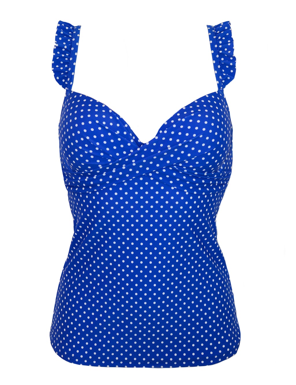 Sicily Polka Dot Wired Padded Tankini Top 2 of 6