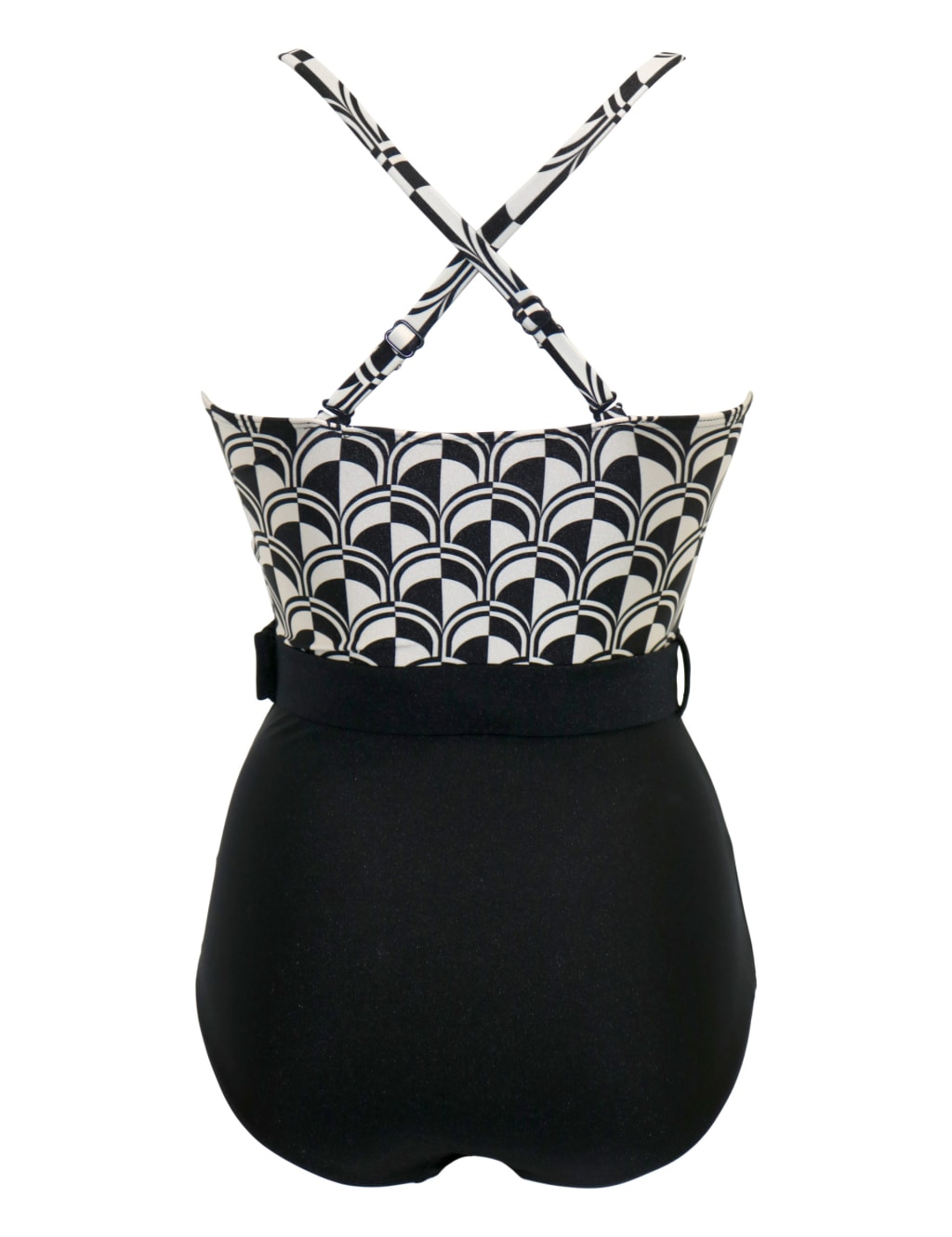 Casablanca Tummy Control Monochrome Swimsuit 8 of 8