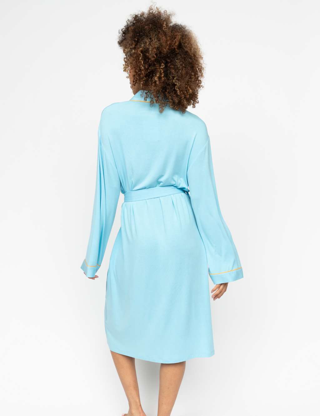 Modal Rich Jersey Belted Dressing Gown 3 of 3