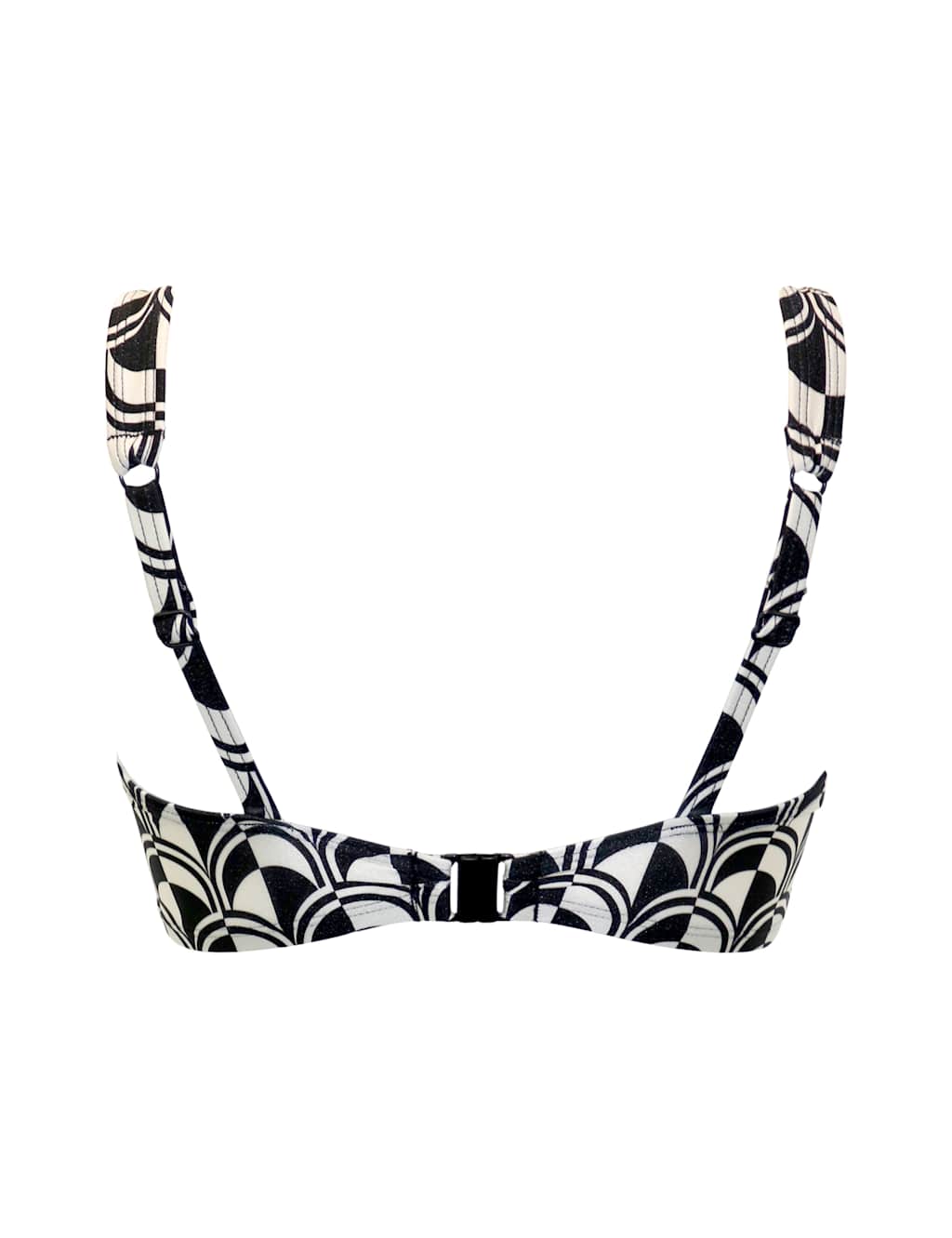 Casablanca Printed Wired Plunge Bikini Top 7 of 7