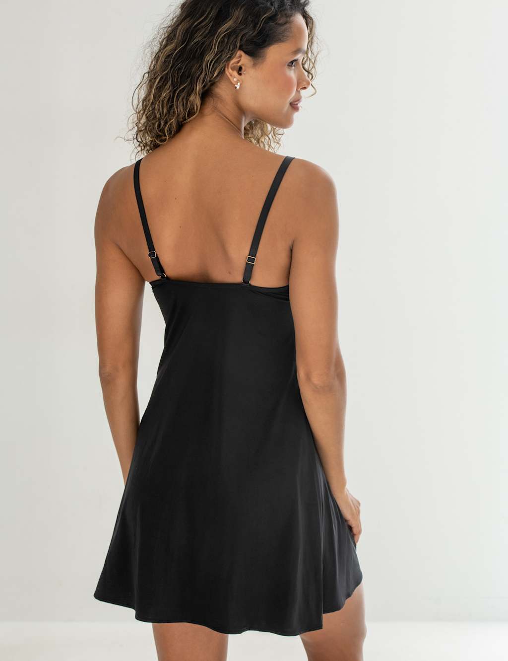 Geo Sculpt Strappy Chemise 4 of 8