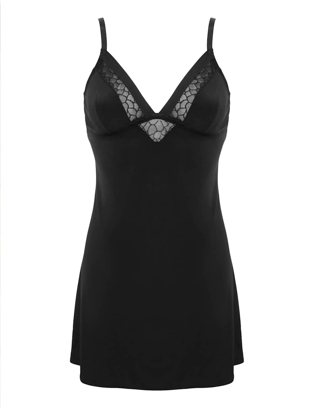Geo Sculpt Strappy Chemise 2 of 8