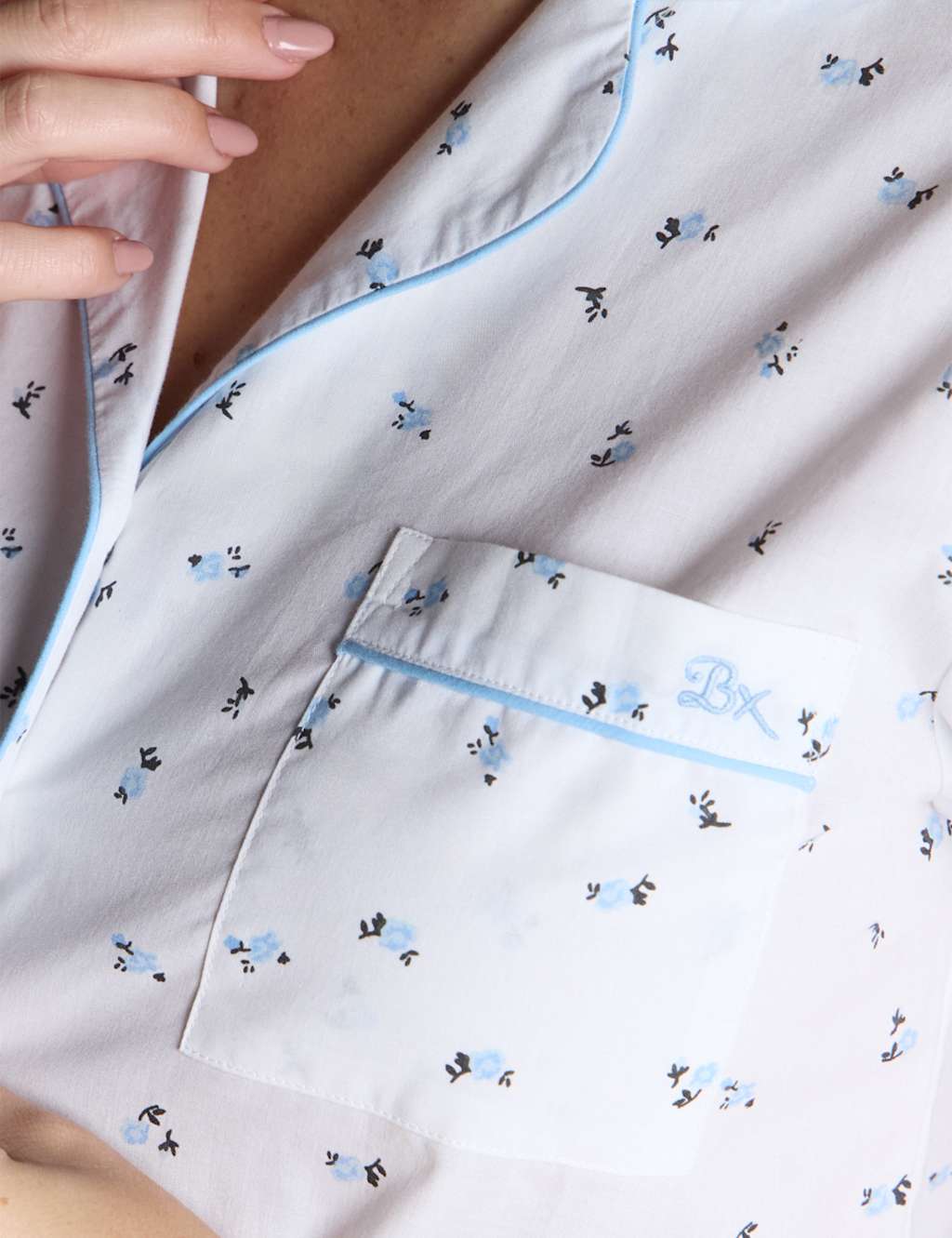 Cotton Floral Print Short Pyjama Set 5 of 5
