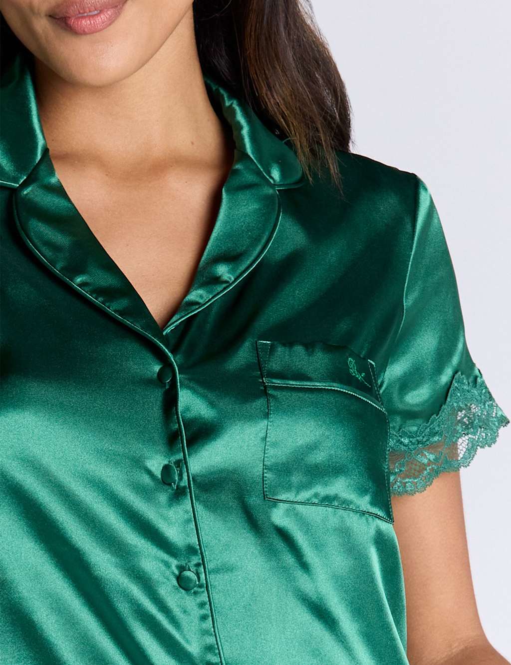Amelia Satin Pyjama Set 5 of 5