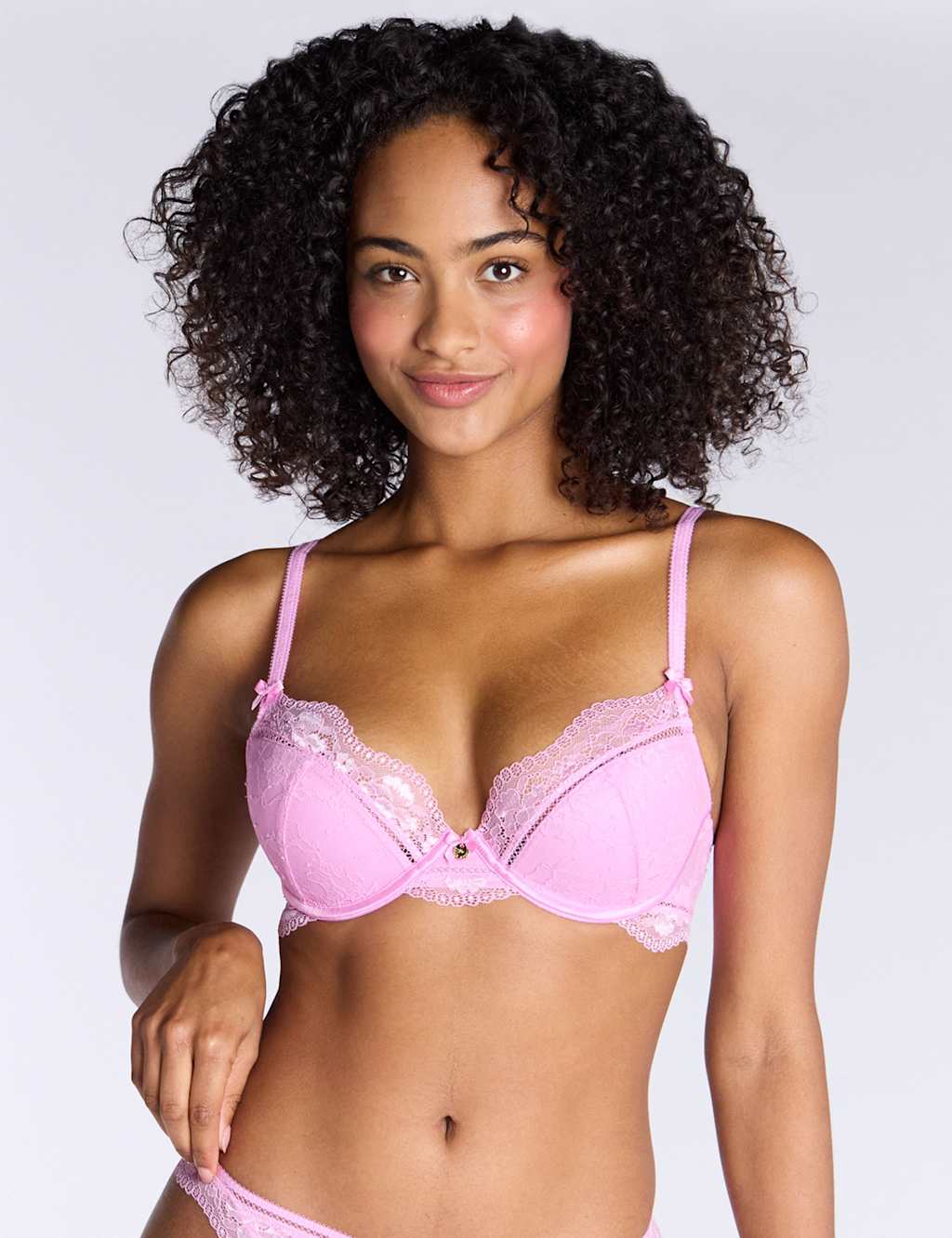 Zarah Lace Wired Plunge Bra (A-E) 3 of 5