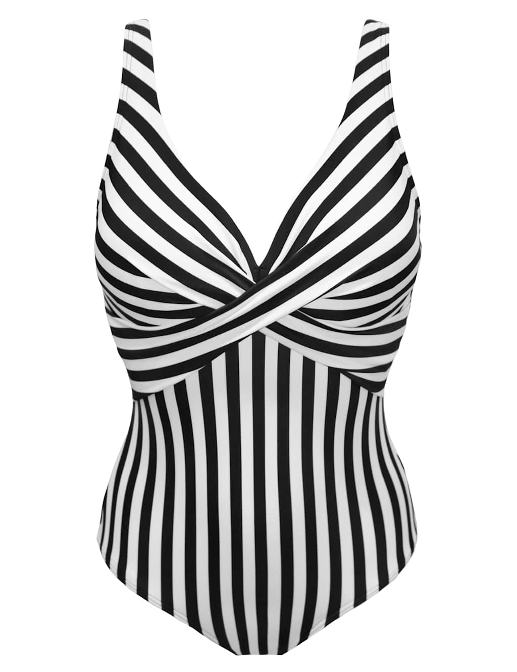 Indonesia Tummy Control Striped Swimsuit 2 of 7