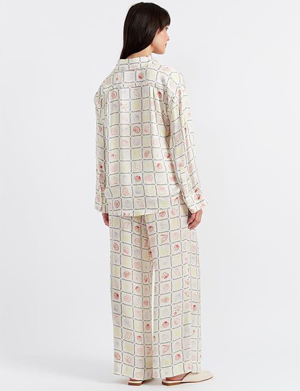 Printed Wide Leg Trousers 2 of 2