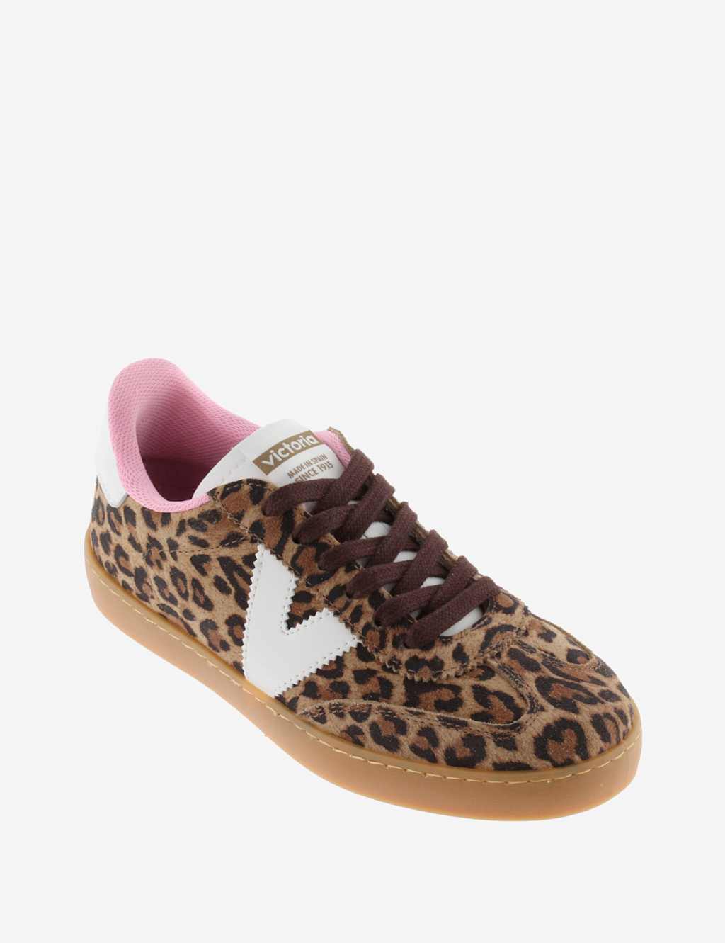 Berlin Leopard Suede Trainers 3 of 5