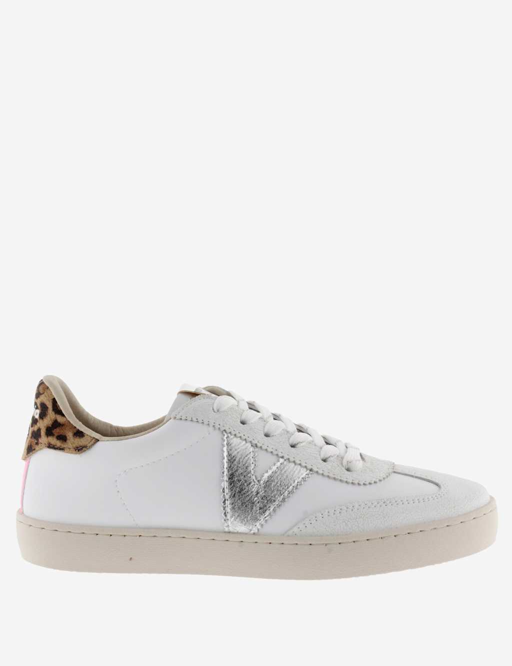 Berlin Metallic Leather Trainers 1 of 5