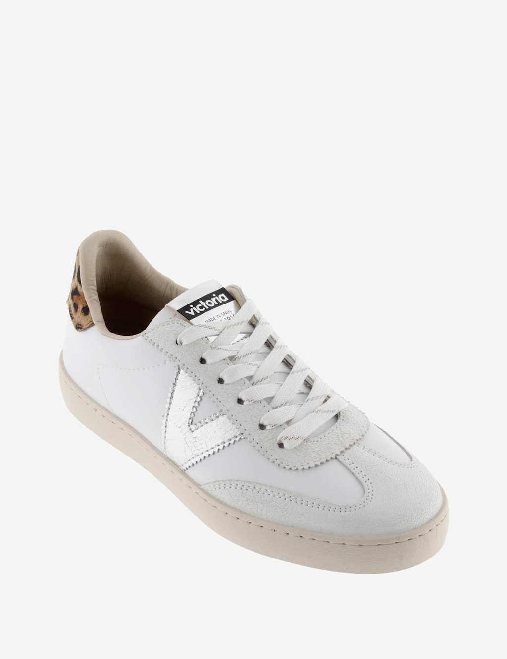 Berlin Metallic Leather Trainers 3 of 5