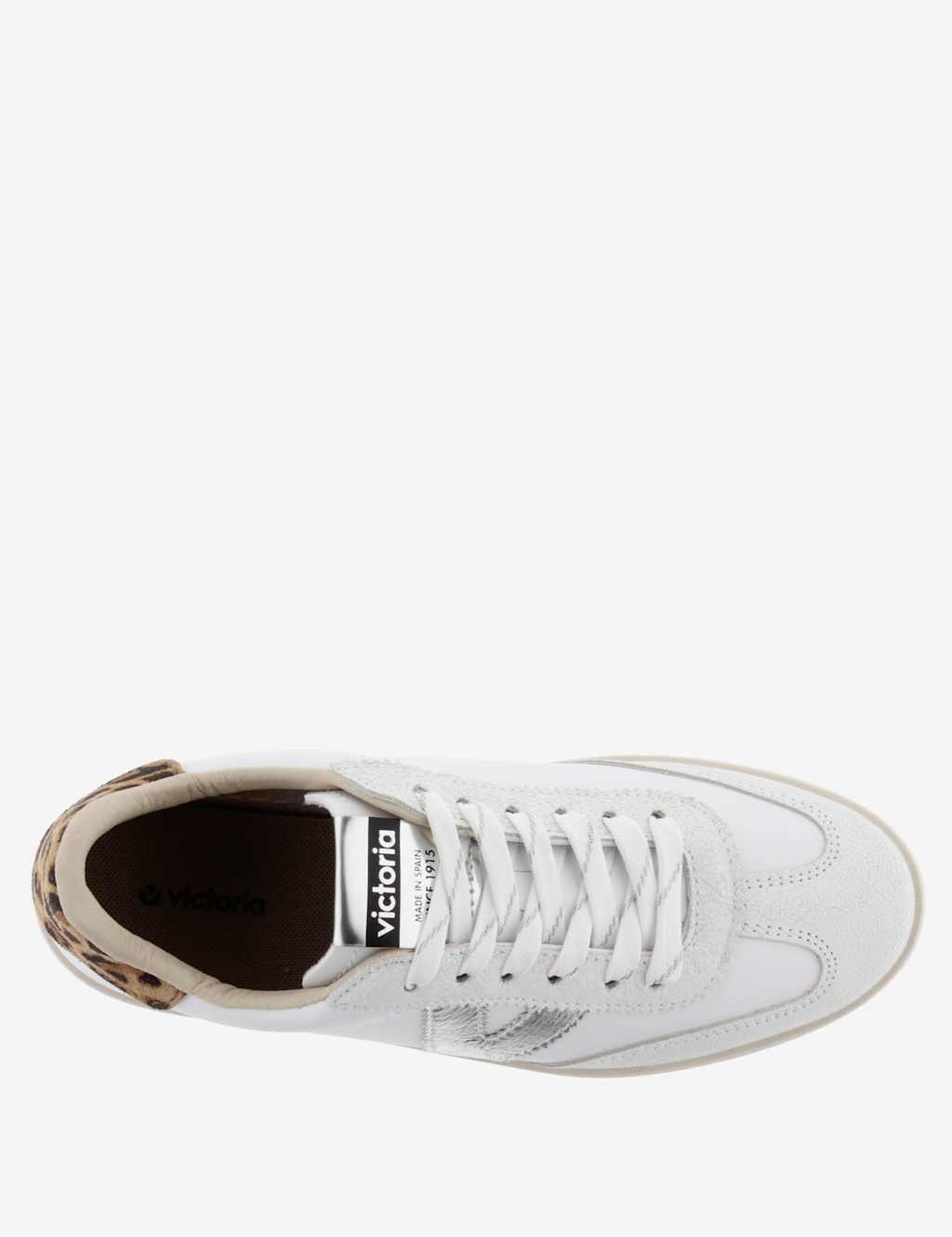 Berlin Metallic Leather Trainers 4 of 5