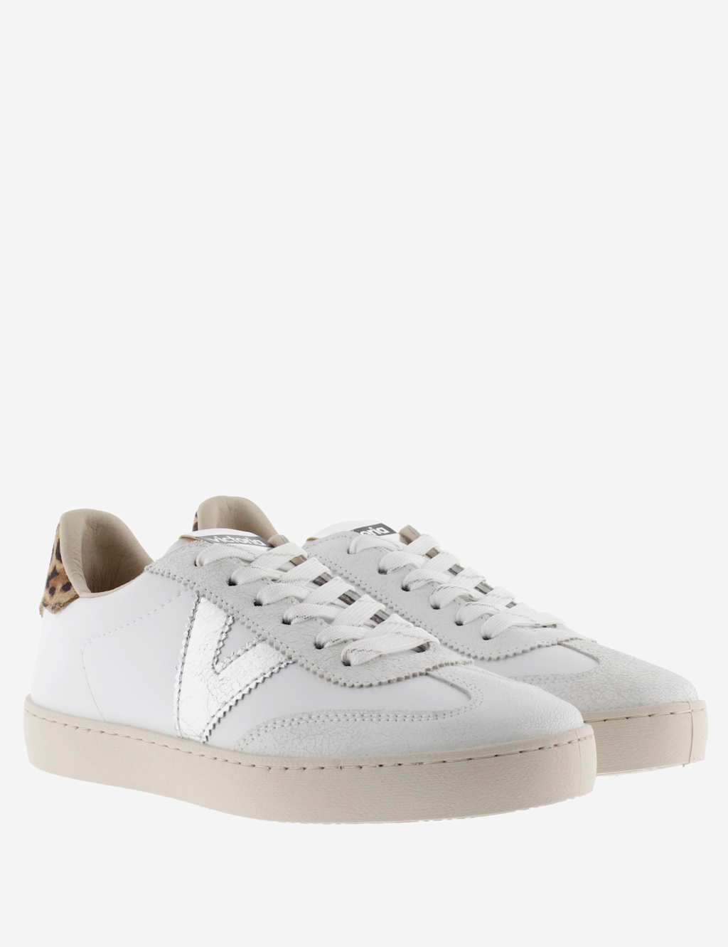 Berlin Metallic Leather Trainers 2 of 5