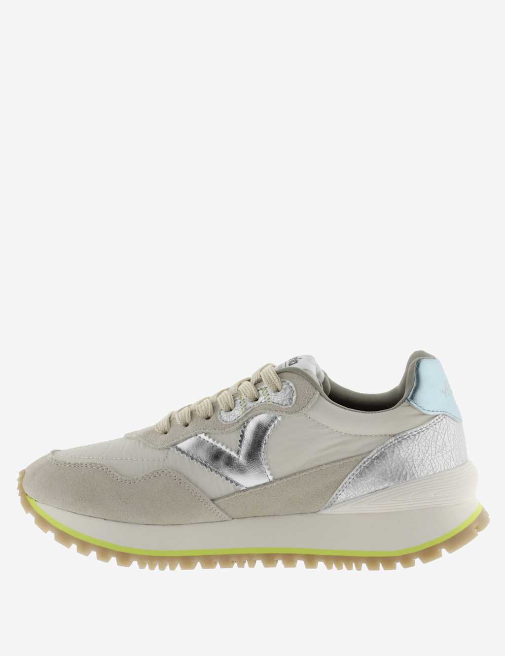 Viento Nylon Leather Trainers 5 of 5